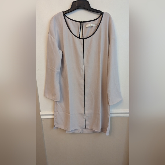 NWT Marie Oliver Maragaret Shift Dress in Cement Color Size S - Picture 1 of 5